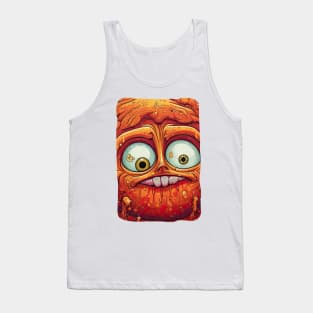 Funny Monster Face Tank Top